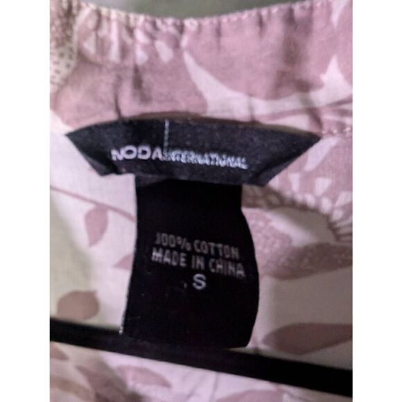 Moda international Floral Flowy Blouse Shirt Bell Sleeves Women's Small - Picture 3 of 5